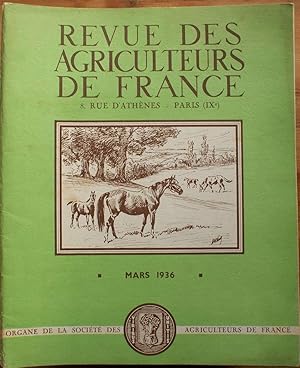 Image du vendeur pour L'Agriculture Pratique numro 3 de mars 1936 mis en vente par Aberbroc