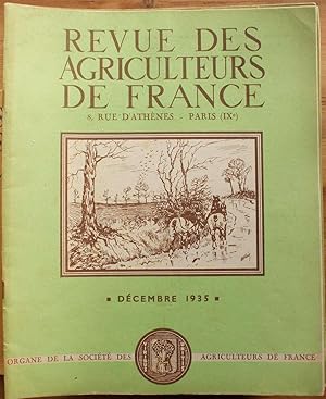 Image du vendeur pour L'Agriculture Pratique numro 12 de dcembre 1935 mis en vente par Aberbroc