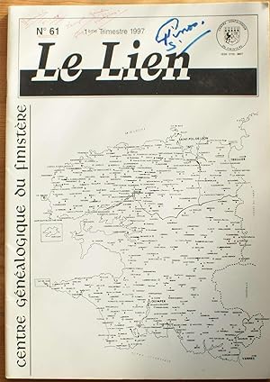 Le Lien du Centre Généalogique du Finistère - Numéro 61 de 1er trimestre 1997
