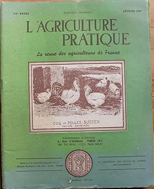 Image du vendeur pour L'Agriculture Pratique numro 2 de fvrier 1948 mis en vente par Aberbroc