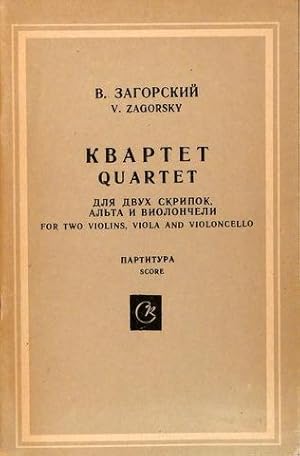 Quartet for two violins, viola and violoncello