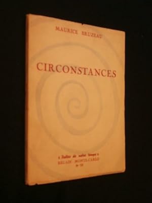 Seller image for Circonstances for sale by Tant qu'il y aura des livres