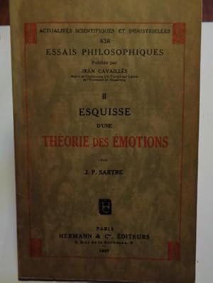 Esquisse D'une Théorie Des Émotions