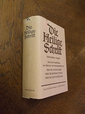 Seller image for Die Heilige Schrift: Vollstandige Ausgabe for sale by Barker Books & Vintage