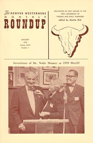 Imagen del vendedor de The Denver Westerners' Monthly Roundup: January 1970, Vol XXVI, No. 1 a la venta por Clausen Books, RMABA