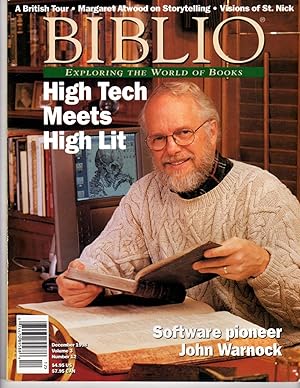 Bild des Verkufers fr Biblio: Exploring the World of Books: December 1998; Volume 3, Number 12 zum Verkauf von Clausen Books, RMABA