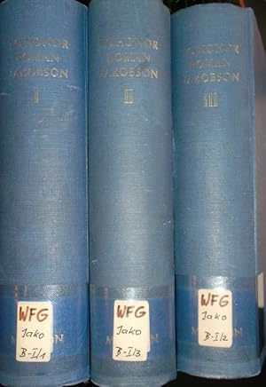 To Honor Roman Jakobson. Essays on the occasion of his seventieth birthday 11 october 1966 (3 vol...