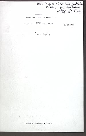 Imagen del vendedor de Molluscan colonization of different sediments on submerged platforms in the Western Baltic Sea; Reprinted from Biology of Benthic Organisms; a la venta por books4less (Versandantiquariat Petra Gros GmbH & Co. KG)