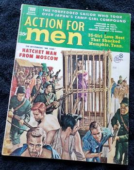 ACTION FOR MEN Adventure Magazine November 1961 A-Bomb P.O.W. BAMA Kunstler GGA