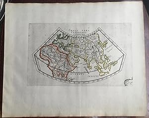 ORBIS PARS VETERIBUS COGNITA. Theatrum geographique Europae veteris. Carte du monde connu des Anc...