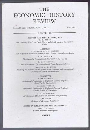 The Economic History Review. Second Series, Volume XXXVII (37), No. 2, May 1984