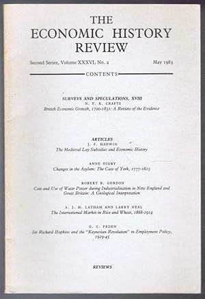 The Economic History Review. Second Series, Volume XXXVI (36), No. 2, May 1983