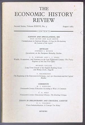 The Economic History Review. Second Series, Volume XXXVI (36), No. 3, August 1983