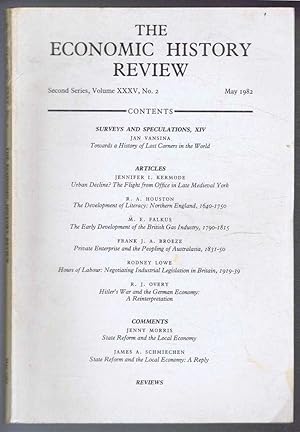 Imagen del vendedor de The Economic History Review. Second Series, Volume XXXV (35), No. 2, May 1982 a la venta por Bailgate Books Ltd