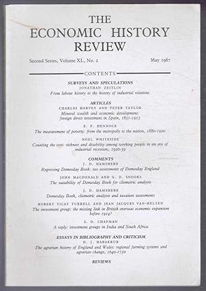 The Economic History Review. Second Series, Volume XL (40), No. 2, May 1987