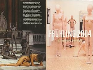 Bild des Verkufers fr Kunsthalle Bielefeld - Fruhling 2004 : exhibition program + Vanessa Beecroft (flyer) zum Verkauf von The land of Nod - art & books