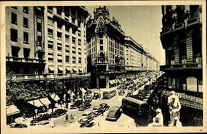 Ansichtskarte / Postkarte Buenos Aires Argentinien, Roque Saenz Pena Av.