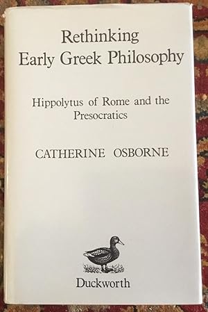 Rethinking Early Greek Philosophy