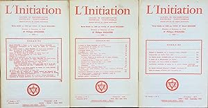 L'Initiation n°1, 2, 3. (1973) 47 ème année. Cahiers de documentation ésotérique traditionnelle. ...