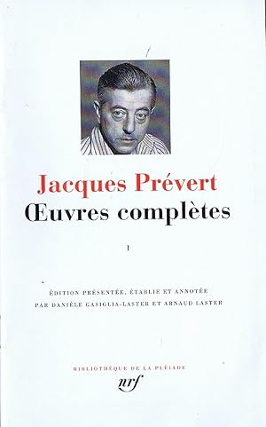 JACQUES PRÉVERT : OEUVRES COMPLÈTES T1 , Titage à part.