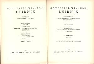 Bild des Verkufers fr Allgemeiner, politischer und historischer Briefwechsel; Erster Band 1668-1676," zum Verkauf von Antiquariat Kastanienhof