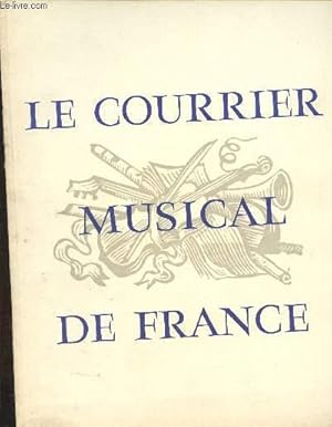 Seller image for Le courrier musical de France N21 for sale by Le-Livre