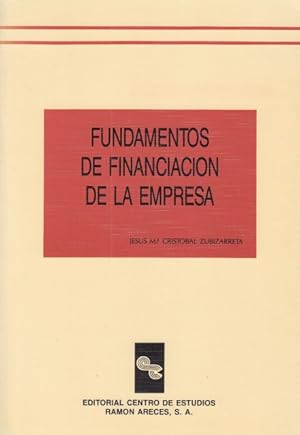 Imagen del vendedor de FUNDAMENTOS DE FINANCIACIN DE LA EMPRESA a la venta por Librera Vobiscum