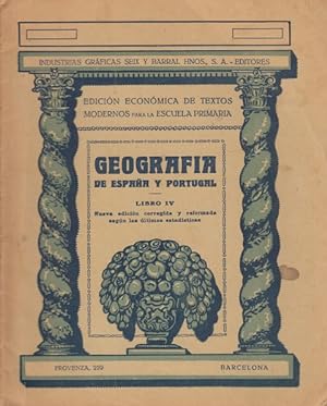Imagen del vendedor de GEOGRAFA DE ESPAA Y PORTUGAL. LIBRO IV a la venta por Librera Vobiscum