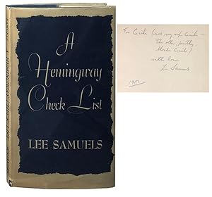 A Hemingway Check List
