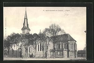 Carte postale Saint Germain du Criouit, L`Eglise