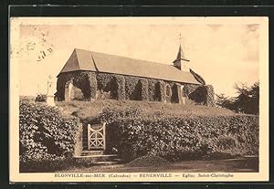 Carte postale Benerville, Eglise Saint-Christophe