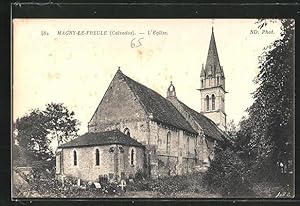 Carte postale Magny-le-Freule, L'Eglise