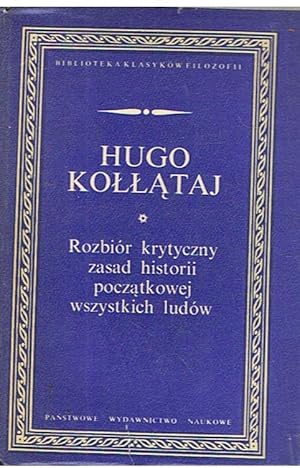 Rozbior krytyczny zasad historii poczatkowej wszystkich ludow