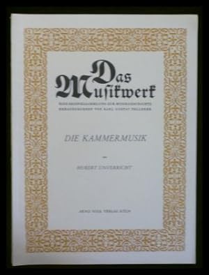 Bild des Verkufers fr Das Musikwerk: Eine Beispielsammlung zur Musikgeschichte: Die Kammermusik zum Verkauf von ANTIQUARIAT Franke BRUDDENBOOKS