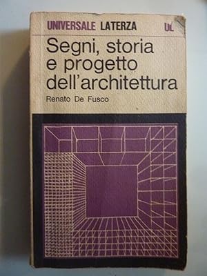 Imagen del vendedor de SEGNI, STORIA E PROGETTO DELL'ARCHITETTURA a la venta por Historia, Regnum et Nobilia