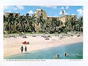 Nassau, Sheraton-British Colonial Hotel and Beach, Bahamas, AK, gelaufen 1965