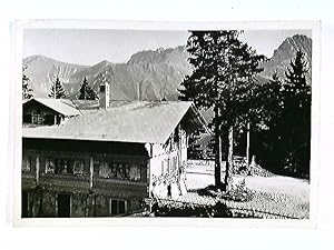 Gurnigl, Berghaus Passhöhe mit Witnergrat u. Nünenen, AK, gelaufen 1950