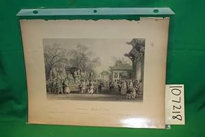 Seller image for Ceremony of "Meeting the Spring" Etching: from Fisher's Drawing Room Scrap-Book: for sale by Princeton Antiques Bookshop