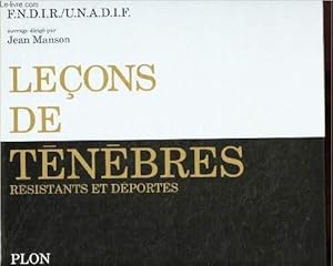 Seller image for Leons de tnbres - rsistants et dports for sale by Le-Livre