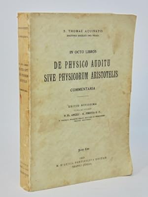 Bild des Verkufers fr IN OCTO LIBROS DE PHYSICO AUDITU SIVE PHYSICORUM ARISTOTELIS Commentaria zum Verkauf von Haaswurth Books