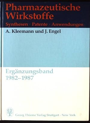 Image du vendeur pour Pharmazeutische Wirkstoffe; Erg.-Bd., 1982 - 1987 mis en vente par books4less (Versandantiquariat Petra Gros GmbH & Co. KG)