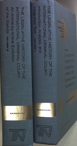 Imagen del vendedor de The Legislative History of the International Criminal Court (2 vols./ 2 Bnde) - Vol.I: Introduction, Analysis, and Integrated Text/ Vol.II: An Article-by-Article Evolution of the Statute. International and Comparative Criminal Law; a la venta por books4less (Versandantiquariat Petra Gros GmbH & Co. KG)