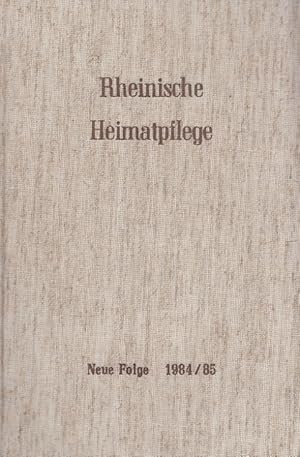 Rheinische Heimatpflege 1984 + 1985 - 21.+ 22. Jahrgang Neue Folge komplett Rheinische Heimatpfle...