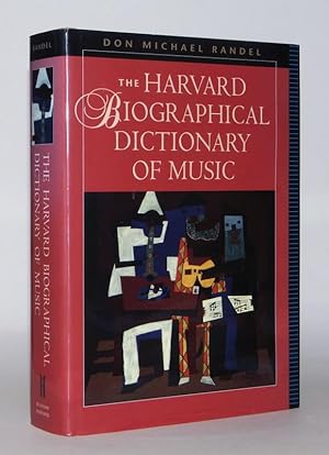 Bild des Verkufers fr The Harvard Biographical Dictionary of Music. zum Verkauf von Antiquariat Stefan Wulf