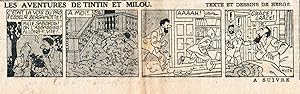 Herge-Tintin et la malédiction de Rascar Capac (Les sept boules de cristal) Strip n°118 - LE SOIR...