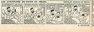 Herge-Tintin et la malédiction de Rascar Capac (Les sept boules de cristal) Strip n°119 - LE SOIR...