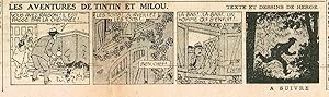 Herge-Tintin et la malédiction de Rascar Capac (Les sept boules de cristal) Strip n°115 - LE SOIR...