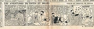 Herge-Tintin et la malédiction de Rascar Capac (Les sept boules de cristal) Strip n°120 - LE SOIR...