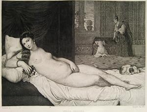 Venus - Radierung von Lenain nach Titian