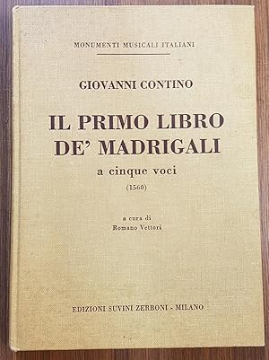 Bild des Verkufers fr Il Primo Libro De' Madrigali a Cinque Voci (1560) zum Verkauf von Sappho Books